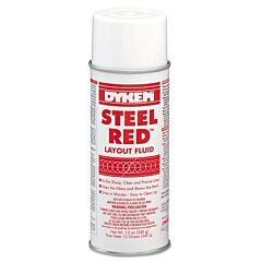 Dykem 80096 Layout Fluids, 16 Oz Aerosol Can, Red
