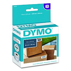 Dymo 30336 Lw Multi-Purpose Label, 1 In W X 2-1/8 In L, White