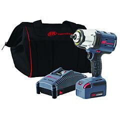 Ingersoll Rand W7152-K12 Iqv20 Series™ High-Torque Cordless Impact Wrench, 1/2 In Sq, 1,900 Rpm, Socket Retainer, Kit With Battery
