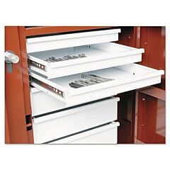 Jobox® 605990 Replacement Drawer For Rolling Work Bench, 1 Drawer, 2 1/2 In Steel, White