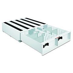 Jobox® 662980 Storall Heavy-Duty Steel Drawers, 48" X 9" X 5", 10 Cu Ft, White
