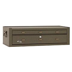 Kennedy Mc28B Machinists' Chest Bases, 28 1/8" X 9 5/8" X 7 7/8", 1179 Cu In, Brown Wrinkle