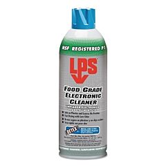 Lps® 58116 Food Grade Electronic Cleaners With Detex, 11 Oz Aerosol Can, Hydrocarbon