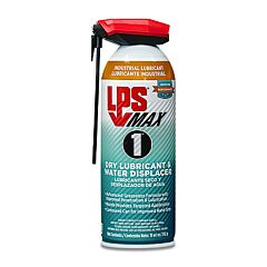 Lps 90116 Max 1 Dry Lubricant And Water Displacer, 11 Wt Oz, Aerosol Can With Straw Actuator