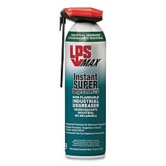 Lps 97220 Max Instant Super Degreaser 2.0 Non-Flammable Industrial Degreaser, 20 Wt Oz, Aerosol Can With Straw Actuator, Mild Odor
