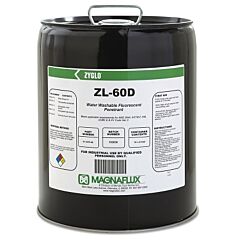 Magnaflux 01-3272-40 Zyglo® Zl-60D Water Washable Fluorescent Penetrant, 5 Gal, Pail