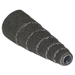 Merit Abrasives 8834181240 Aluminum Oxide Spiral Rolls Full Tapers, 1 X 1 1/2 X 1/8, 60 Grit