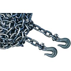 Peerless 5031414 Grade 43 High Test Chains, Size 3/8 In, 5,400 Lb Limit, Bright