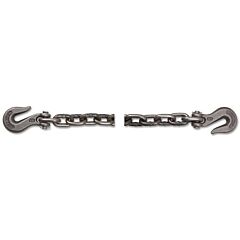 Peerless 5233462 Grade 43 High Test Tiedown Chain Assemblies, 3/8 In, 5,400 Lb Load, 14 Ft