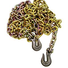 Peerless 5261363 Grade 70 Transport Chains, 5/16 In, 4,700 Lb Limit, Yellow Dichromate