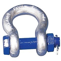 Peerless 8063705 Safety Pin Anchor Shackles, 3/4 In Bail Size, 4.75 Tons