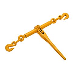 Peerless H5123-4252 Ratchet Load Binder, 3/8 In Grade 70, 1/2 In Grade 43, 9,200 Lb Working Load Limit, 6.5 In Take Up