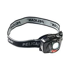 Pelican 027200-0101-110 Headlamps, 3 Batteries, Aaa, 12 Lm (Low), 200 Lm (High), Black