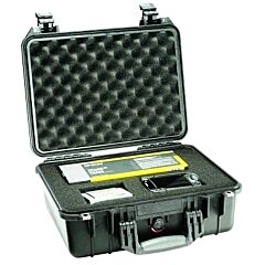 Pelican 1450-000-110 1450 Medium Protector Case, With Logo, 24.39 In L X 19.36 In W X 8.79 In D, Black, With Foam