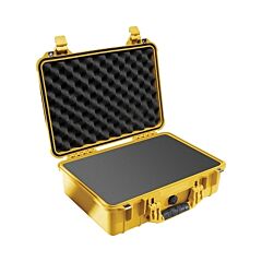 Pelican 1500-000-240 Protector Case, 1500 Wf/Wl, 0.66Cu Ft, 16.75 In X 11.18 In X 6.12 In, Yellow