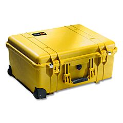 Pelican 1560-000-240 1560 Large Protector Case, With Logo, 22.07 In L X 17.92 In W X 10.42 In D, Yellow, With Foam