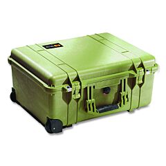 Pelican 1560-001-130 1560 Large Protector Case, With Logo, 22.07 In L X 17.92 In W X 10.42 In D, Olive Drab Green, No Foam
