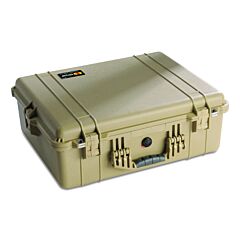 Pelican 1600-000-190 1600 Large Protector Case, With Logo, 24.39 In L X 19.36 In W X 8.79 In D, Desert Tan, With Foam