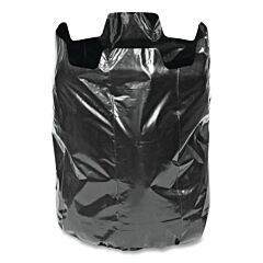 Pitt Plastics Cb6030Xk Contractor Bag, 60 Gal, 3.0 Mil, 37 In W X 53 In H, Black, Tie-Top Closure
