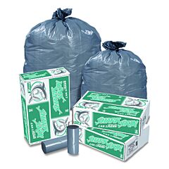 Pitt Plastics Rx493Xg Shark Skin Trash Liner, 56 Gal Glutton®, 1.1 Mil, 42.5 In W X 48 In H, Gray