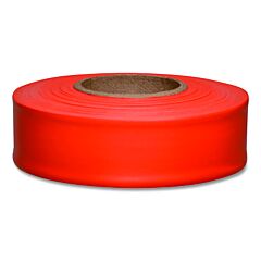 Presco Tfo Taffeta Flagging Tape, 1-3/16 In X 300 Ft, Orange