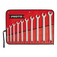Proto® 1200Ghasd 10 Piece Torqueplus Combination Wrench Sets, 6 Points, 7/16 - 1 In