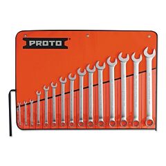 Proto® 1200P-Masd 15 Piece Torqueplus Metric Combination Wrench Sets, 12 Points, Metric, 7-32Mm