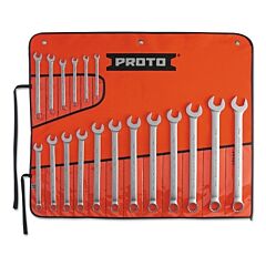 Proto® 1200R-Masd 18 Piece Torqueplus Metric Combination Wrench Sets, 12 Points, 7-24Mm