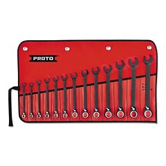 Proto® Scvm-13S Spline Reversing Combination Ratcheting Wrenches, 13 Pc., Metric