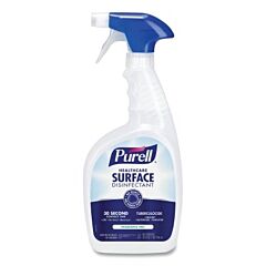 Purell® 3340-06 Healthcare Surface Disinfectant, 32 Fl Oz, Capped Bottle With Spray Trigger, Alcohol-Like Scent