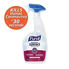 Purell® 3341-06 Foodservice Surface Sanitizer, 32 Fl Oz, Capped Bottle With Spray Trigger, Alcohol-Like Scent