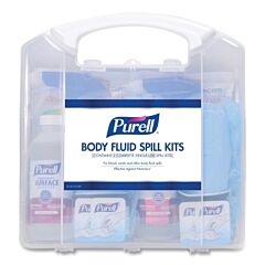 Purell® 3841-01-Clms Body Fluid Spill Kit, Remove Body Fluid Spills, Plastic Case With Handle