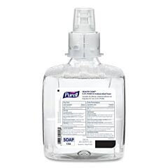Purell® 6582-02 Food Processing Healthy Soap® 0.5% Pcmx Antimicrobial E2 Foam Handwash Refill, 1200 Ml, Cartridge, For Cs6 Dispenser