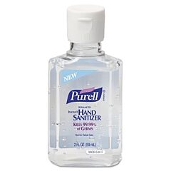 Purell® 9605-24 Advanced Hand Sanitizer Gel Bottle, Personal Flip Cap, 2 Fl Oz, Citrus