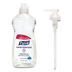 Purell® 9747-12-S Emergency Response Packaged Advanced Refreshing Gel Hand Sanitizer, 12.6 Fl Oz, Pump Bottle, Unscented