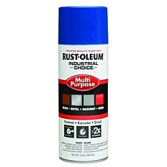 Rust-Oleum® 1626830V Industrial Choice 1600 System Enamel Aerosols, 12 Oz, True Blue, High-Gloss