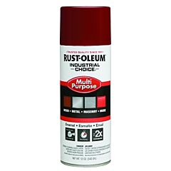 Rust-Oleum® 1664830V Industrial Choice 1600 System Enamel Aerosols, 12 Oz, Cherry Red, High-Gloss