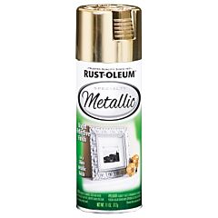 Rust-Oleum® 1910830 Metallic Spray Paint, 11 Oz, Gold, Metallic