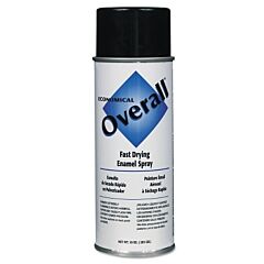 Rust-Oleum® V2402830V Overall Economical Fast Drying Enamel Aerosol, 10 Oz Aerosol Can, Gloss Black
