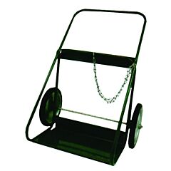 Saf-T-Cart 401-14 400 Series Cart, Holds 9-1/2 In To 12-1/2 In Cylinders, 14 In Semi-Pneumatic Wheels