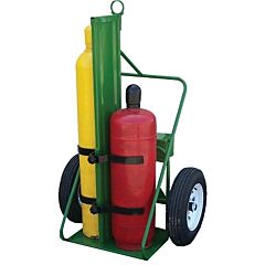 Saf-T-Cart 554-30Fw 500 Series Carts, Holds 2 Cylinders, 9.5"-12.5" Dia., 1,800 Lb. Load Cap.