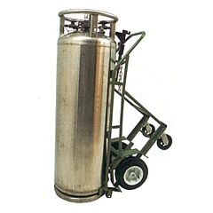 Saf-T-Cart Lct-12-6 Tilt-Back Cylinder Hand Truck, Holds 1 Cylinder, 20 In Dia, 12 In Pneumatic Wheels