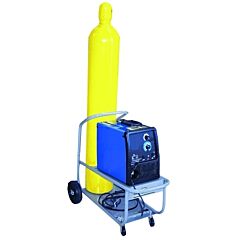 Saf-T-Cart Mm-8 Running Gear Series Cart, Holds 1 Cylinder, 9-1/2 In Dia, 8 In Polyolefin Wheels