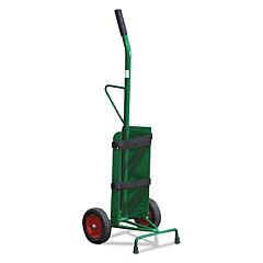 Saf-T-Cart Uct-100061 Uct Series Cart, Holds 1 Cylinder, 7-1/2 In Dia, 6 In Semi-Pneumatic Wheels