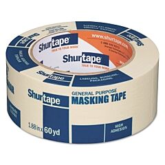 Shurtape® 104468 Cp 105 General Purpose Masking Tapes, 1.88 In X 55 M, 24 Per Case