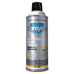 Sprayon Sc0206000 Lu™206 All-Purpose Silicone Lubricant, 10 Oz, Aerosol Can With Spray Anyway Nozzle