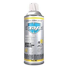Sprayon Sc0210000 Lu™210 Food Grade Silicone Lubricant, 10 Oz, Aerosol Can