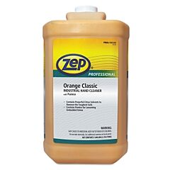 Zep Professional® 1046475 Orange Classic Industrial Hand Cleaner With Pumice, Orange, Bottle, 1 Gal
