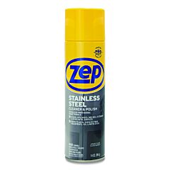 Zep Professional® Zusstl14 Stainless Steel Cleaner, 14 Oz, Aerosol Can, Citrus