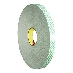 3M 021200-06457 Double Coated Urethane Foam Tapes, 3/4 In X 72 Yd, 62.5 Mil, Green